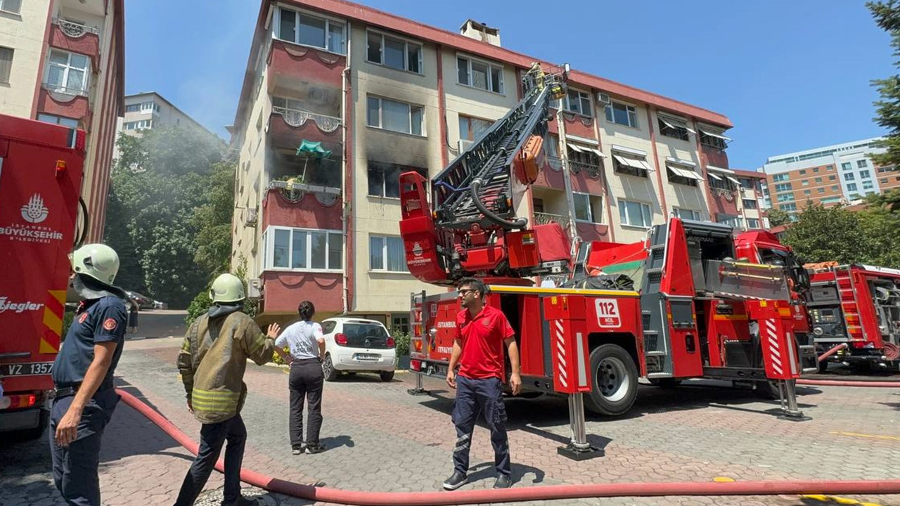 Şişli’de yangın paniği: Ev kullanılmaz hale geldi